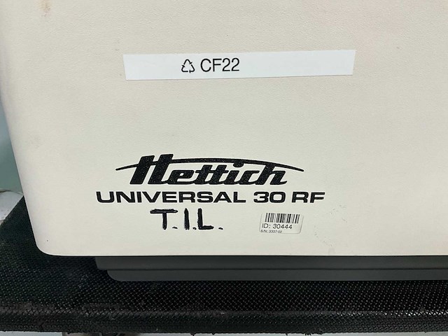 1993 hettich universal 30 rf centrifuge - afbeelding 4 van  6