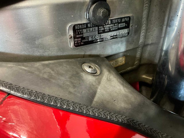 1993 honda sport sc28 fireblade motorfiets - afbeelding 5 van  7