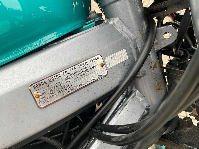 1993 honda tour rc33 motorfiets - afbeelding 9 van  9