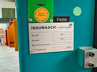 1993 indumasch 254 hydraulische uithoekschaar - afbeelding 4 van  5