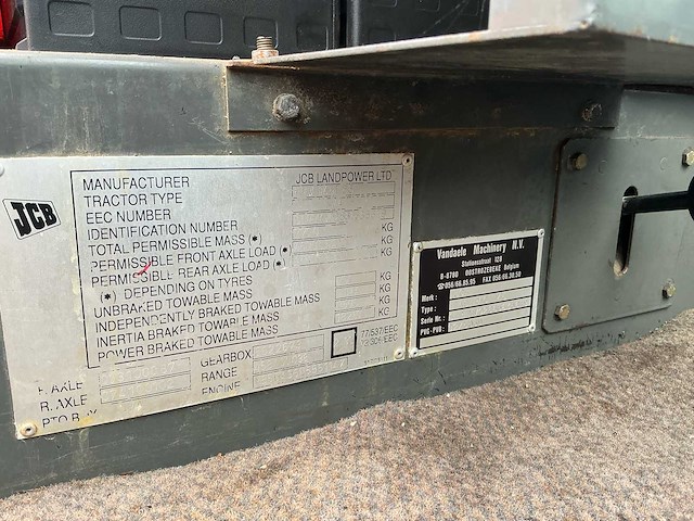 1993 jcb fastrac 145 turbo vierwielaangedreven tractor - afbeelding 23 van  30