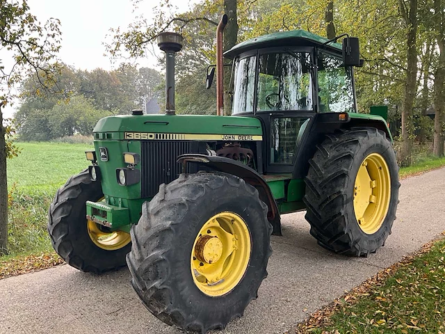 1993 john deere 3650 vierwielaangedreven landbouwtractor - afbeelding 1 van  36