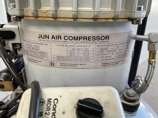 1993 jun-air 6-50 luchtcompressor - afbeelding 8 van  8