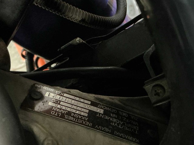 1993 kawasaki sport zzr zx600e motorfiets - afbeelding 5 van  5