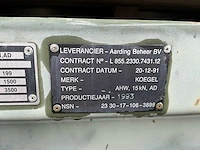 1993 kögel ahw 15 kn ad aanhangwagen met container (aluminium) - afbeelding 4 van  48