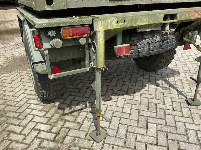 1993 kögel ahw 15 kn ad aanhangwagen met container (aluminium) - afbeelding 8 van  43