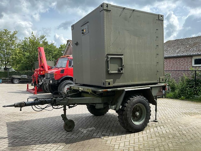 1993 kögel ahw 15 kn ad aanhangwagen met container (aluminium) - afbeelding 1 van  43
