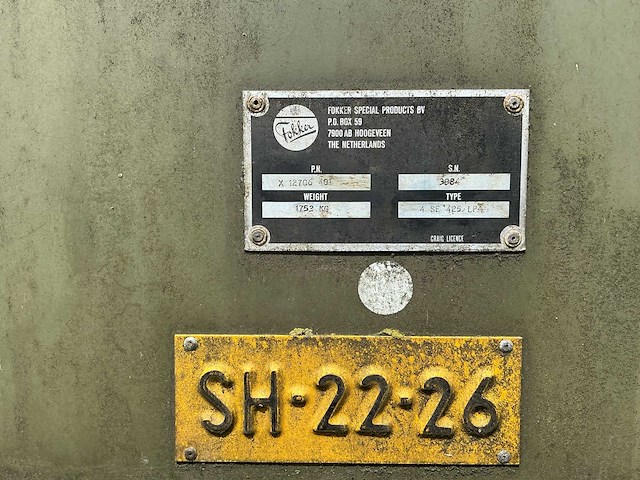 1993 kögel ahw 15 kn ad aanhangwagen met container (aluminium) - afbeelding 32 van  43
