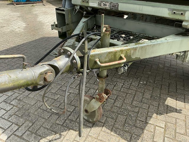 1993 kögel ahw 15 kn ad aanhangwagen met container (aluminium) - afbeelding 2 van  46