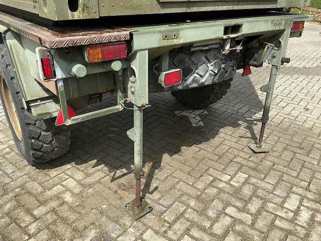 1993 kögel ahw 15 kn ad aanhangwagen met container (aluminium) - afbeelding 10 van  46