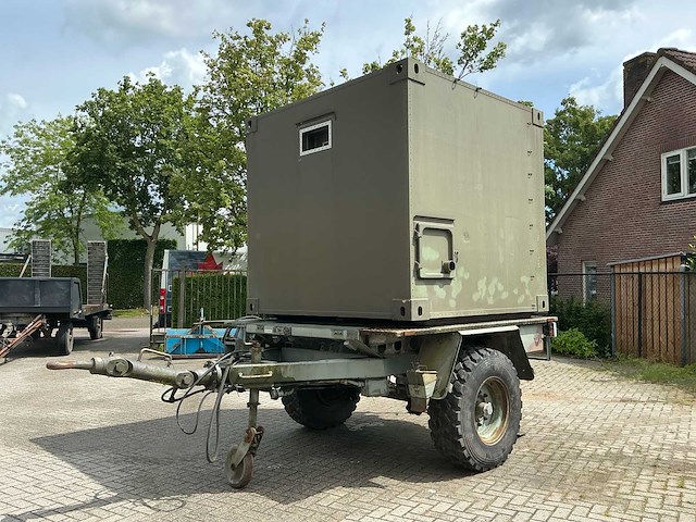1993 kögel ahw 15 kn ad aanhangwagen met container (aluminium) - afbeelding 1 van  46