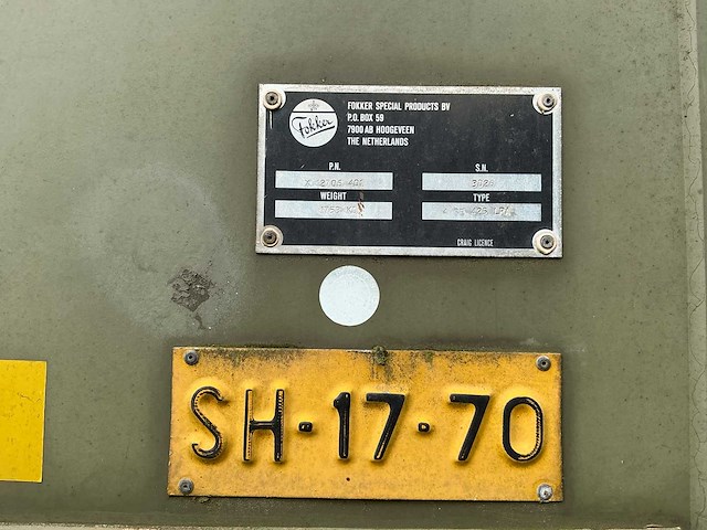 1993 kögel ahw 15 kn ad aanhangwagen met container (aluminium) - afbeelding 35 van  46