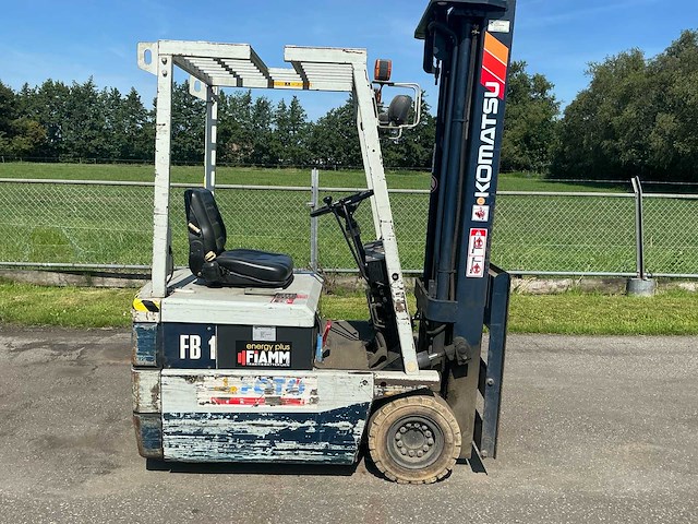 1993 komatsu fb13m-2 vorkheftruck - afbeelding 8 van  13