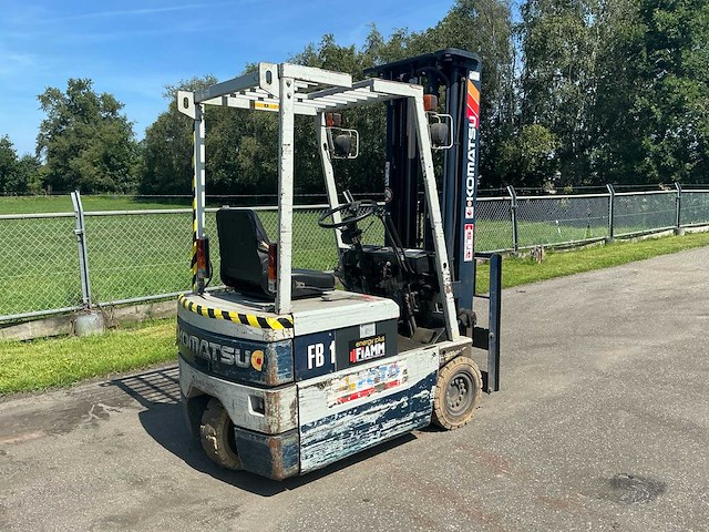 1993 komatsu fb13m-2 vorkheftruck - afbeelding 9 van  13