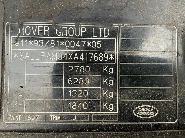 1993 land rover 4.6 hse mmbs auto - afbeelding 9 van  17