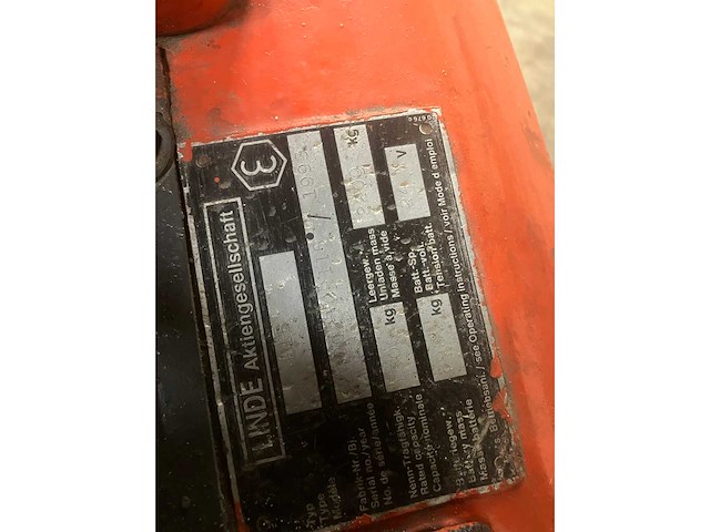 1993 linde e15 vorkheftruck - afbeelding 6 van  6