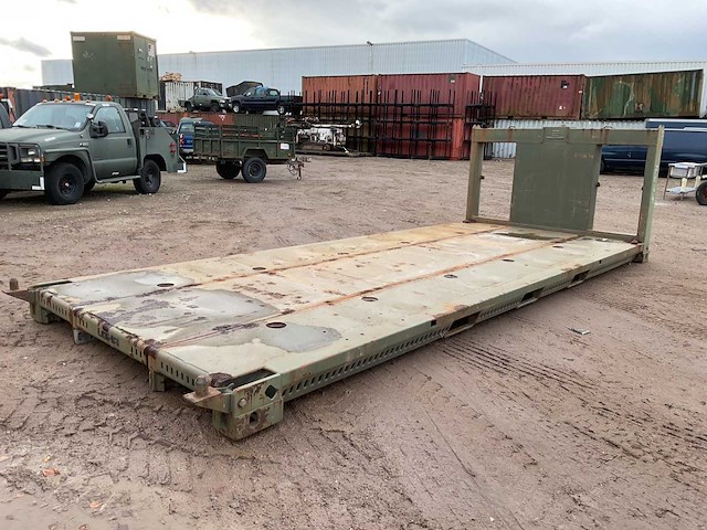 1993 lohr 20 pieds plm haakarm platform - afbeelding 3 van  5