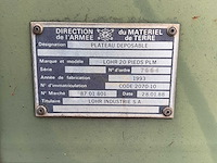 1993 lohr 20 pieds plm haakarm platform - afbeelding 5 van  5