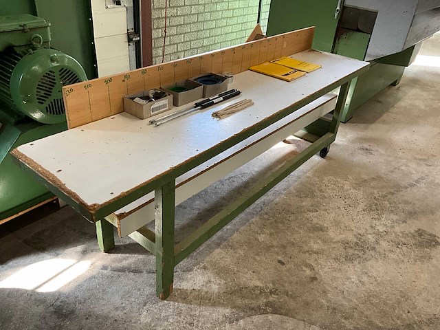1993 martin t90 vierzijdige profileer- en schaafmachine - afbeelding 7 van  21