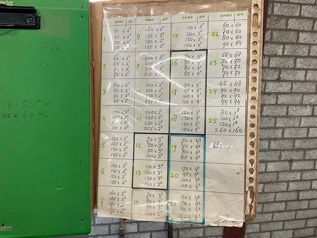 1993 martin t90 vierzijdige profileer- en schaafmachine - afbeelding 14 van  21