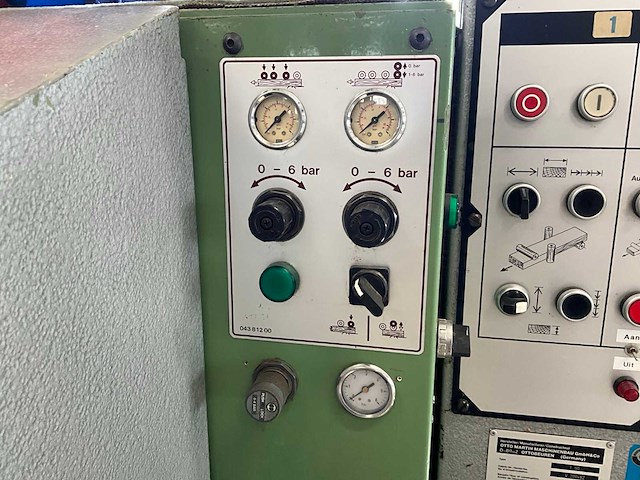1993 martin t90 vierzijdige profileer- en schaafmachine - afbeelding 19 van  21