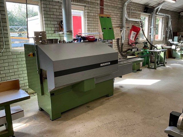 1993 martin t90 vierzijdige profileer- en schaafmachine - afbeelding 12 van  21