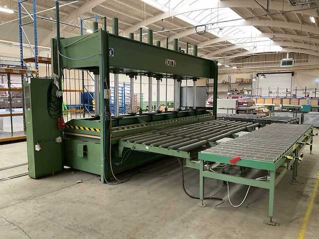 1993 ott 300 k-dsp - 30 tons hydraulische koude (multiplex) persmachine - afbeelding 3 van  6