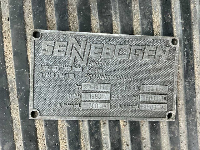 1993 sennebogen s613m mobiele kraan - afbeelding 20 van  30