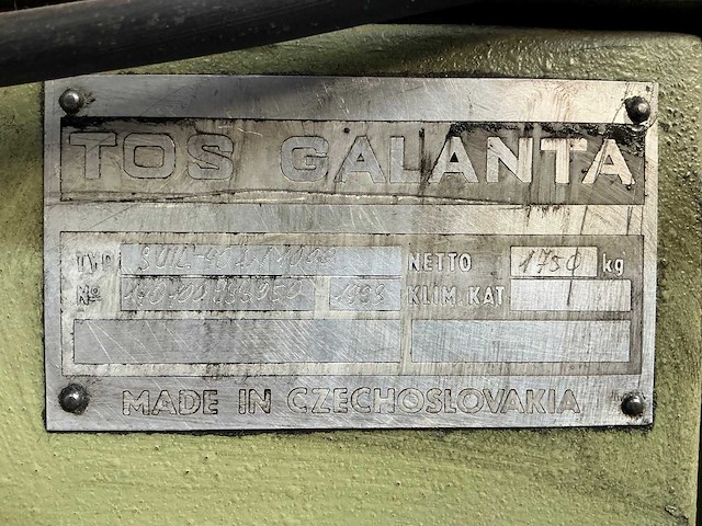 1993 tos galanta suil 40a centerdraaibank - afbeelding 5 van  15