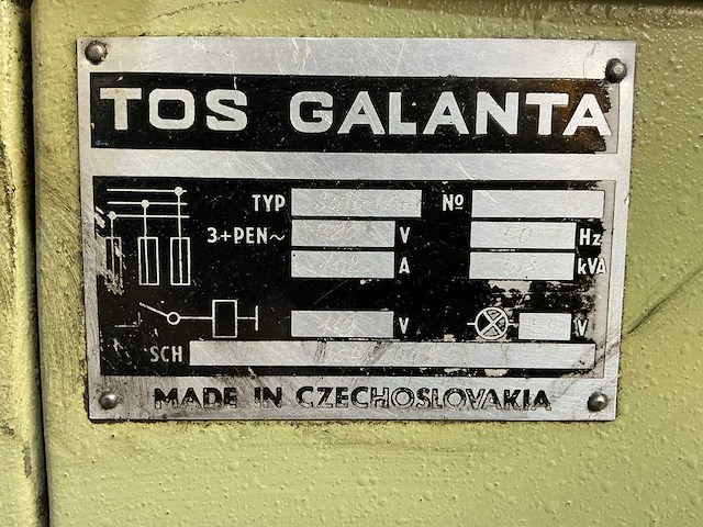 1993 tos galanta suil 40a centerdraaibank - afbeelding 6 van  15