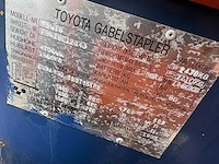 1993 toyota fbm16 vorkheftruck - afbeelding 6 van  10