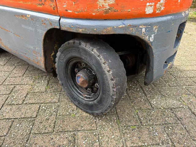 1993 toyota fbm16 vorkheftruck - afbeelding 8 van  10