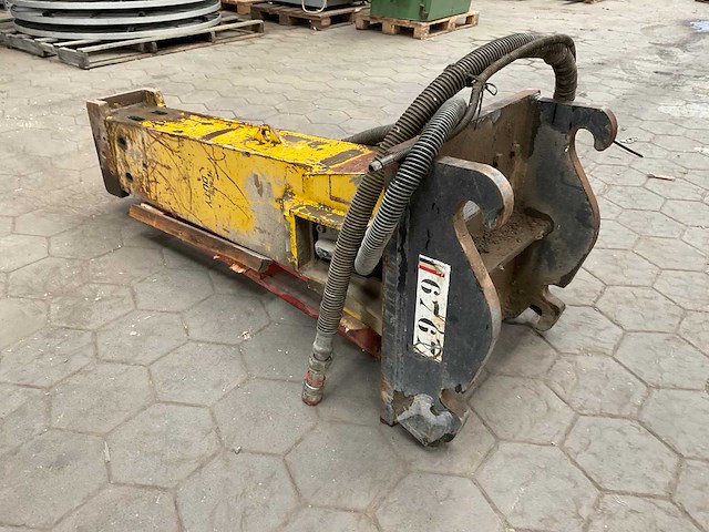 1993 van den heuvel tex700/800 hydraulische breekhamer - afbeelding 3 van  7