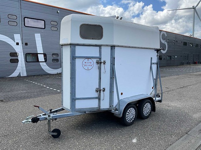 1993 weijer w1700-s paardentrailer wj-57-nb - afbeelding 1 van  19
