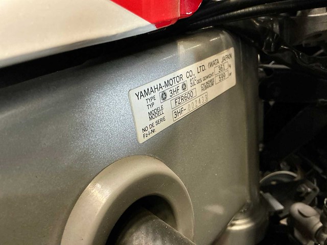 1993 yamaha sport fzr600 motorfiets - afbeelding 6 van  6