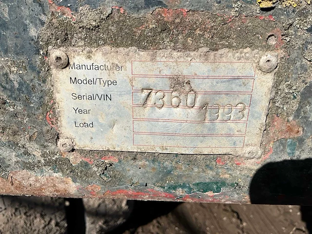 1993 zelfbouw platte wagen - afbeelding 4 van  12