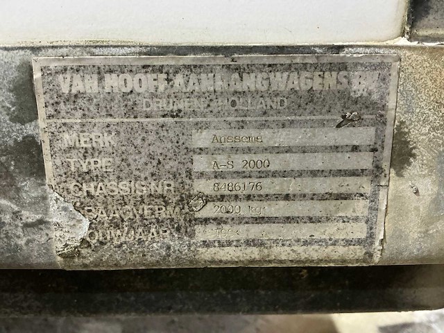 1994 anssems as-2000 aanhangwagen - afbeelding 5 van  13