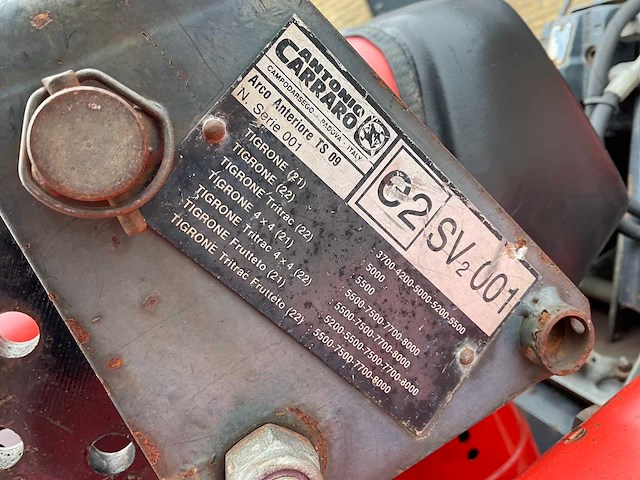 1994 antonio carraro tigrone 5500 minitractor - afbeelding 12 van  19