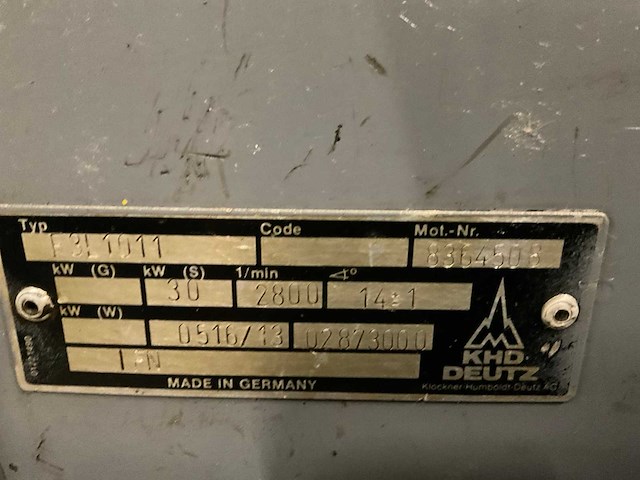 1994 atlas copco luchtcompressor / generator aanhangwagen - afbeelding 15 van  22