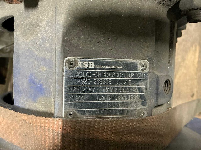 1994 brock compton ud160mah-2 centrifugaalpomp - afbeelding 6 van  7