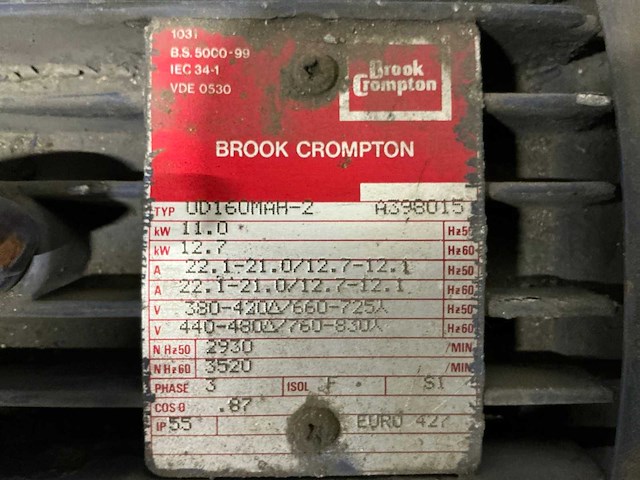 1994 brock compton ud160mah-2 centrifugaalpomp - afbeelding 7 van  7