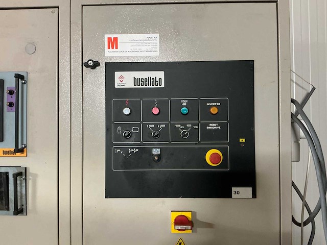 1994 bussellato s. master 150 cnc-freesmachine met reserveonderdelen - afbeelding 38 van  39