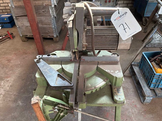 1994 elektra beckum kgs 300 afkortcirkelzaagmachine - afbeelding 2 van  4