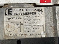 1994 elektra beckum kgs300 afkortcirkelzaagmachine - afbeelding 8 van  8