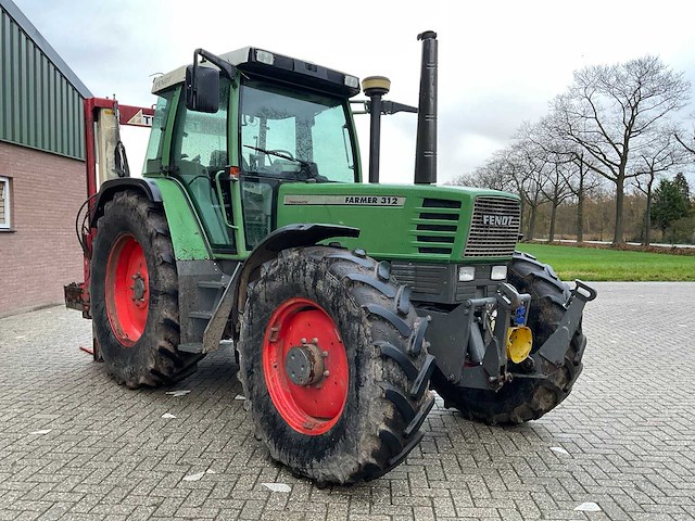 1994 fendt farmer 312 turbomatik vierwielaangedreven landbouwtractor - afbeelding 39 van  42