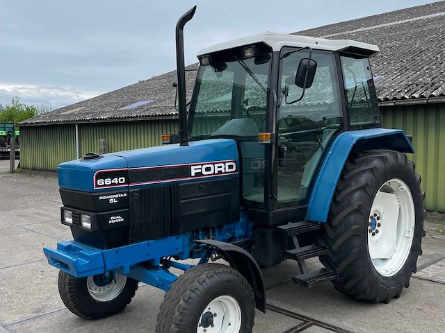 1994 ford 6640 oldtimer tractor - afbeelding 1 van  23
