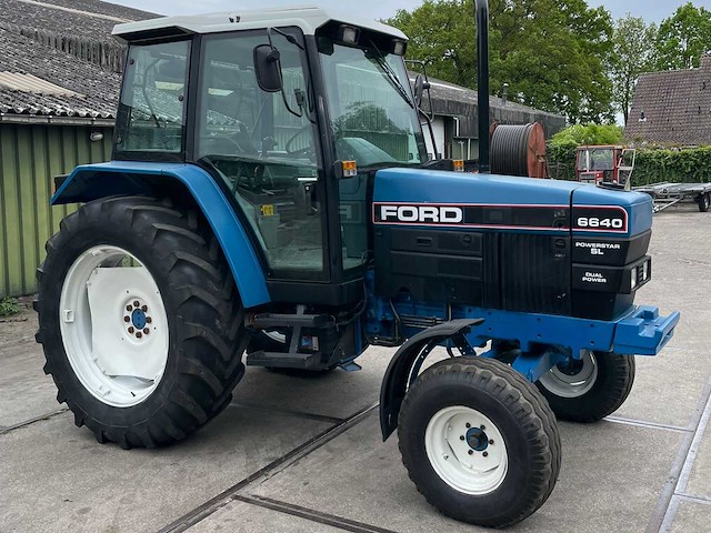 1994 ford 6640 oldtimer tractor - afbeelding 19 van  23