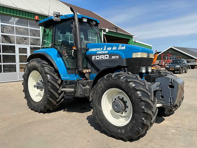 1994 ford 8670 vierwielaangedreven landbouwtractor - afbeelding 12 van  33