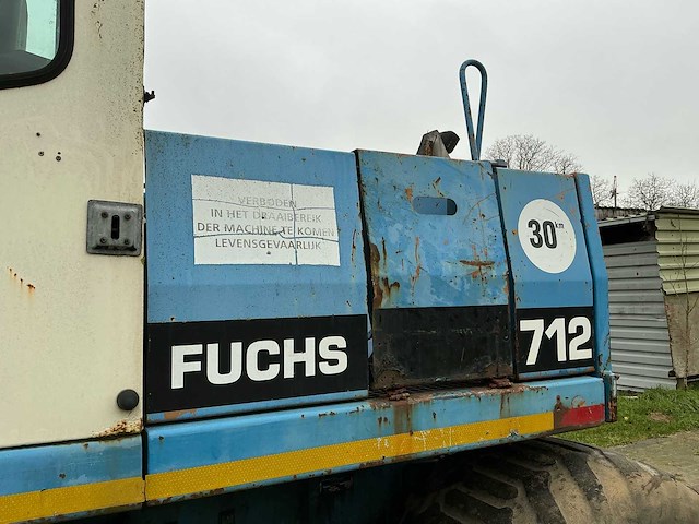 1994 fuchs f712 banden graafmachine - afbeelding 20 van  22