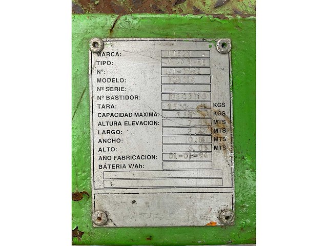 1994 iteco t079-fe hoogwerker - afbeelding 7 van  9